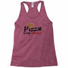 pizza is my valentine 56 Racerback Tank