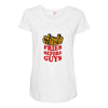 Fries Before Guys Maternity Scoop Neck T-shirt