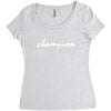 CHAMPION Logo Women's Triblend Scoop T-shirt