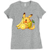 pikachu and fruits Ladies Fitted T-Shirt
