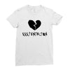 xxxtentacion black logo Ladies Fitted T-Shirt