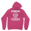 Super September Girl Unisex Hoodie