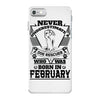Never Underestimate Dog Rescuer Who Was Born February iPhone 7 Case