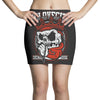 praying skull Mini Skirts