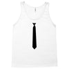 skinny white tie hipster cool school funny awesome geek shirt t shirt Tank Top