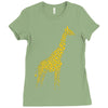 giraffe Ladies Fitted T-Shirt