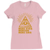real eyes realize real lies Ladies Fitted T-Shirt
