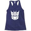 deceptacons logo printed Racerback Tank