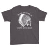 my indian name is runs with beer Youth Tee