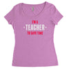 i am a teacher Women's Triblend Scoop T-shirt