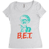 b Women's Triblend Scoop T-shirt