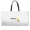 Mom to Bee Baby Boy Weekender Totes