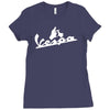 vespa 2 Ladies Fitted T-Shirt