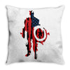 captain america flag abstract Throw Pillow