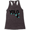 yolo cat Racerback Tank