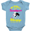 my pitbull is a sweetheart Baby Onesie