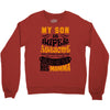 My Son Is Super Awesome His Momma Crewneck Sweatshirt