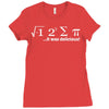 pi delicious math Ladies Fitted T-Shirt