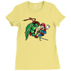 raphael meets mario Ladies Fitted T-Shirt