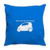 only smarties have the answer'   funny Throw Pillow