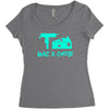 mac and cheese Women's Triblend Scoop T-shirt
