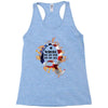 American Flag Q Fire Racerback Tank