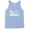 the rodfather   mens funny fishing Tank Top