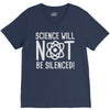 science will not be silenced V-Neck Tee