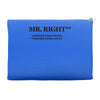 mr right funny t shirt humor sex college pimp tee s 3xl Accessory Pouches