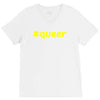 hashtag queer V-Neck Tee