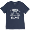 This Girl Loves Her Fiance V-Neck Tee