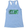 santa green glitter Racerback Tank