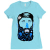 pirate beard Ladies Fitted T-Shirt