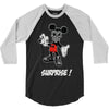 mickey mouse la face cachee en 3/4 Sleeve Shirt