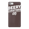 beery christmas hops drinking beer funny iPhone 7 Case