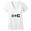 c Women's V-Neck T-Shirt