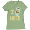 i beer beer Ladies Fitted T-Shirt