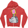 pop tart Zipper Hoodie