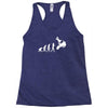 moto cross free style evolution cool Racerback Tank