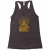 real eyes realize real lies Racerback Tank