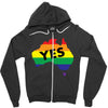 Vote Yes Australia Zipper Hoodie