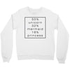 50 % unicorn Crewneck Sweatshirt