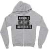 animals are not ingredients Zipper Hoodie