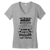 I Am An August Women Women's V-Neck T-Shirt