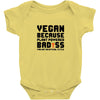 Vegan Because Plant Powered Badass Was Not an Offical Tittle FulL Baby Bodysuit