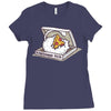 schr&ouml;dinger pizza Ladies Fitted T-Shirt