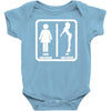 your girlfriend vs my girlfriend funny pub jokr  impress your friends! Baby Bodysuit