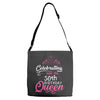 Celebrating With The 70th Birthday Queen Adjustable Strap Totes