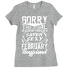 This Girl Is Taken By A Super Sexy February Boyfriend Ladies Fitted T-Shirt
