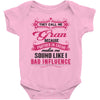 They Call Me Gran Partner In Crime Funny Baby Onesie